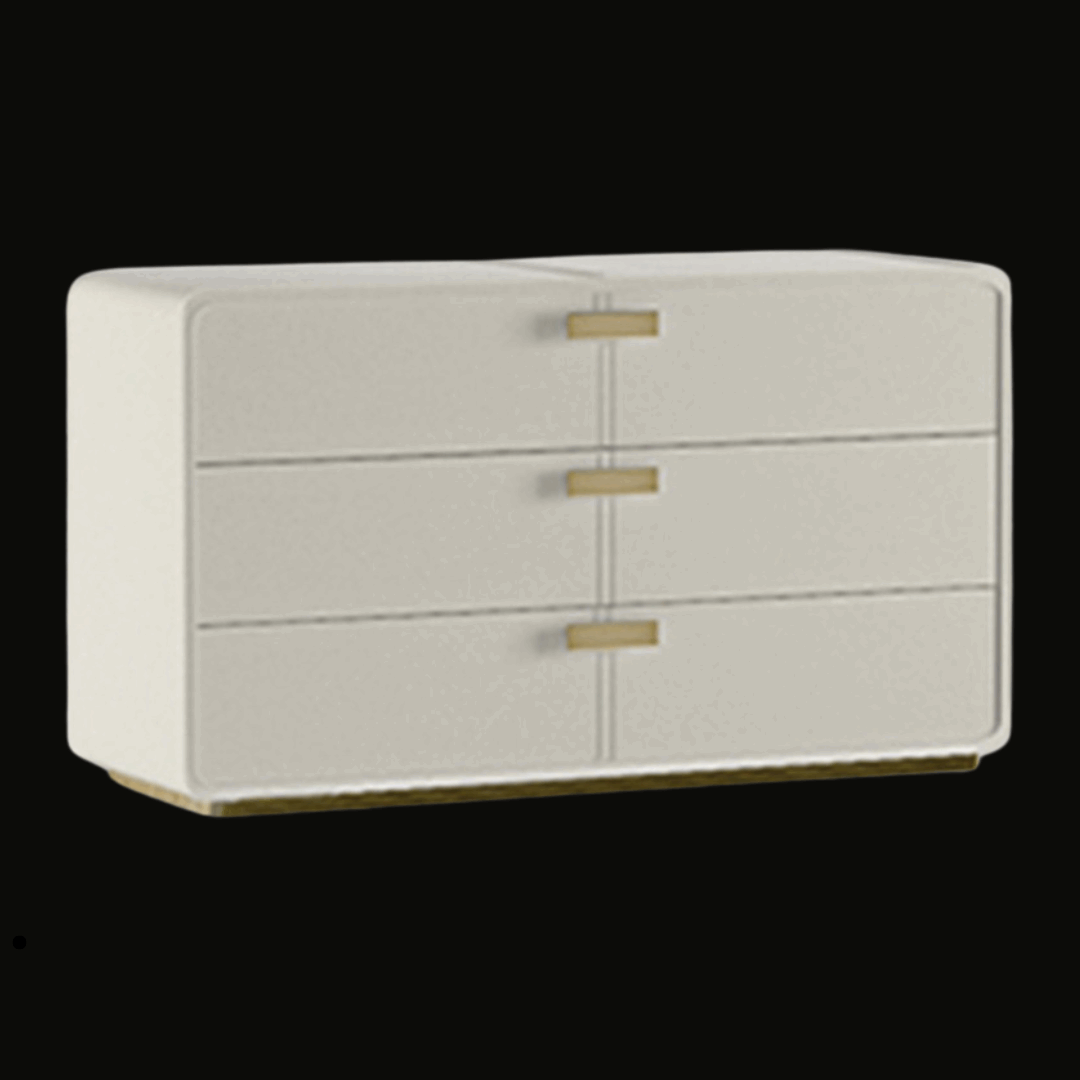 Luxury Dresser with Gold Handles and Minimalist Design - Handcrafted Bedroom Storage Solution - Provance Decoration