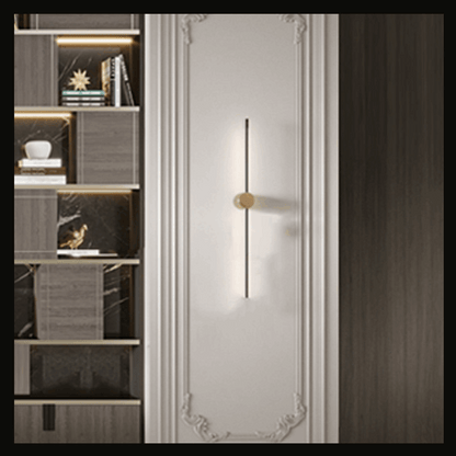Classic Modern Wall Cladding with Decorative Detailing and LED Light – WC-014 - Provance Decoration