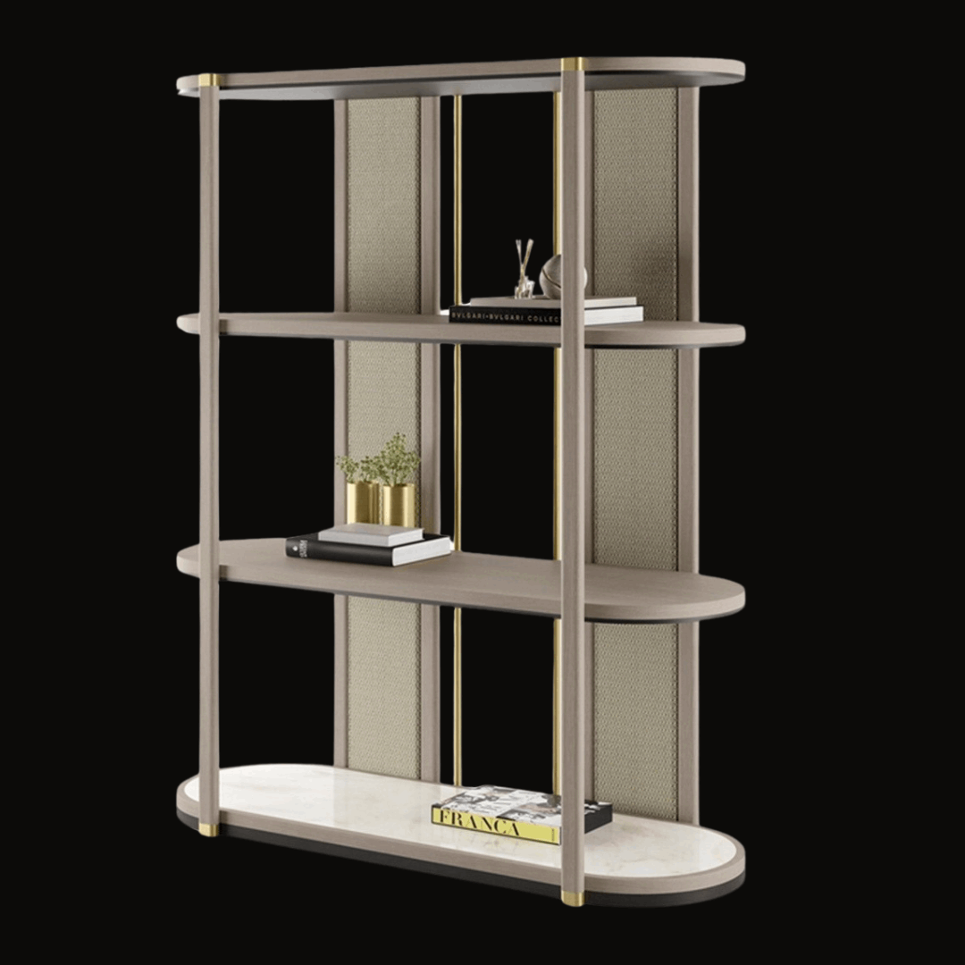 Contemporary Shelving Unit with Refined Design - Provance Decoration