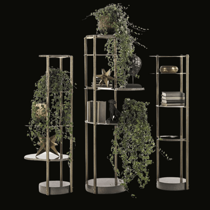 Modern Tiered Shelving Unit Collection - Provance Decoration