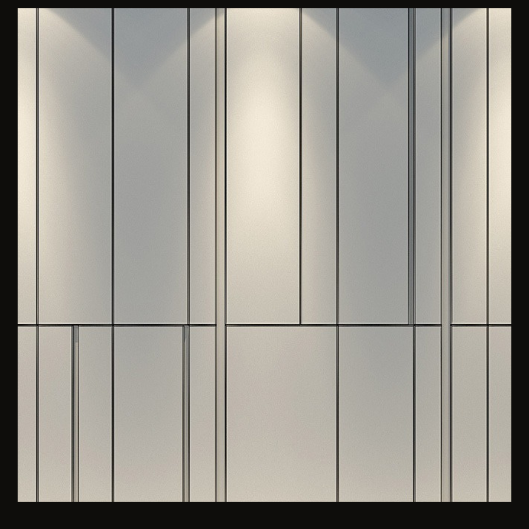 Modern Minimalist Wall Cladding with Sleek Linear Detailing – WC-020 - Provance Decoration