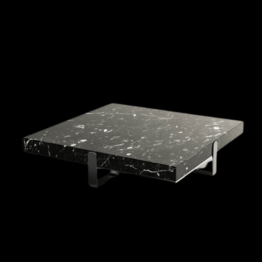 Modern Square Black Marble Coffee Table | Provance - Provance Decoration