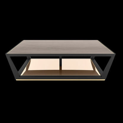 Modern Square Coffee Table with Open Shelf | Provance - Provance Decoration