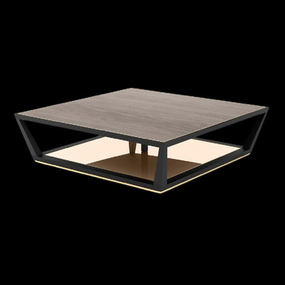Modern Square Coffee Table with Open Shelf | Provance - Provance Decoration