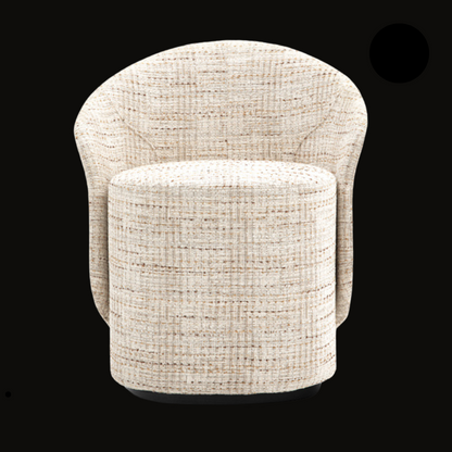 Modern Textured Fabric Accent Chair - Luxury Seating for Elegant Spaces - Provance Decoration